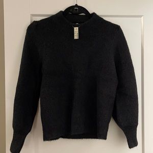 NWT Madewell Black wool blend sweater